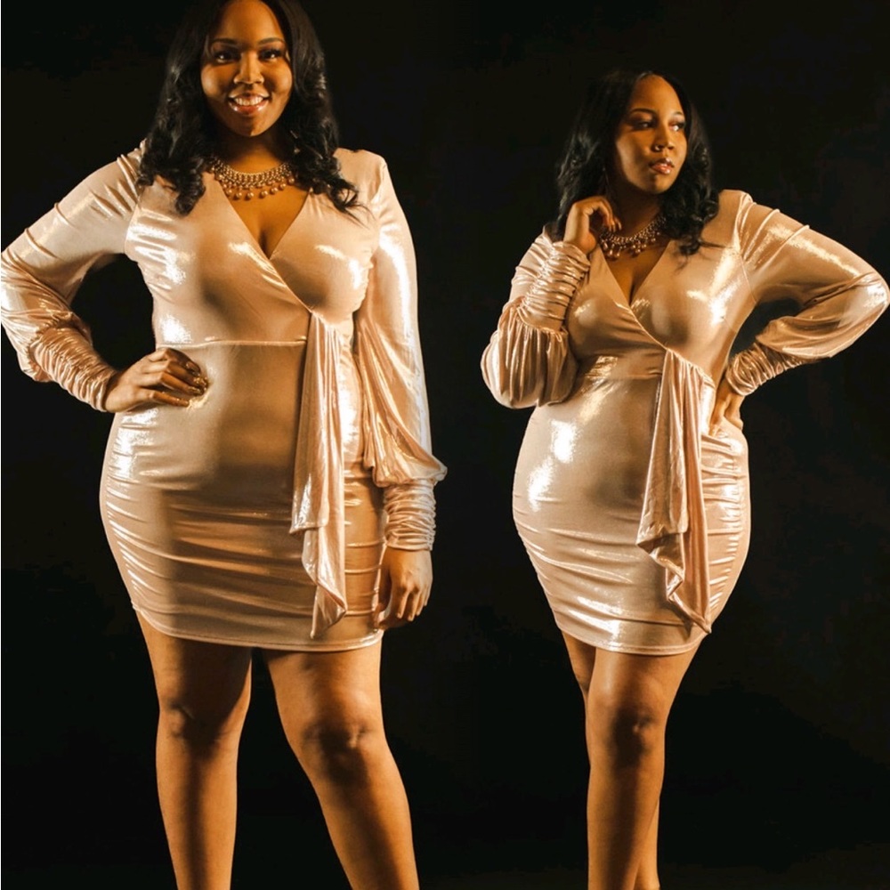 Bishop Sleeve Party Dress